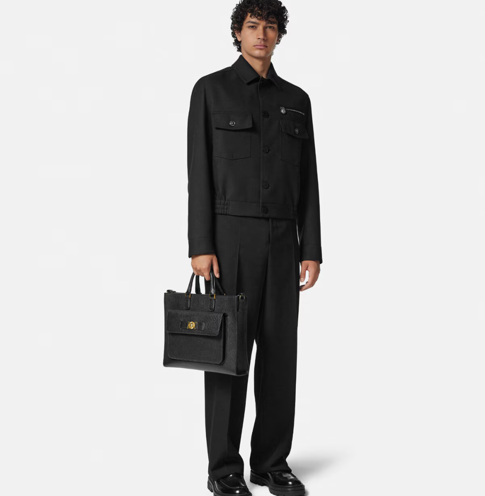 Versace Medusa Biggie Briefcase Bag