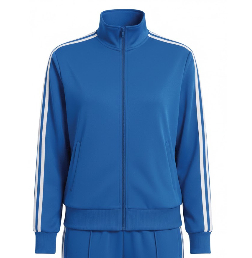 Balera Stripe Sleeve Track Jacket, Royal