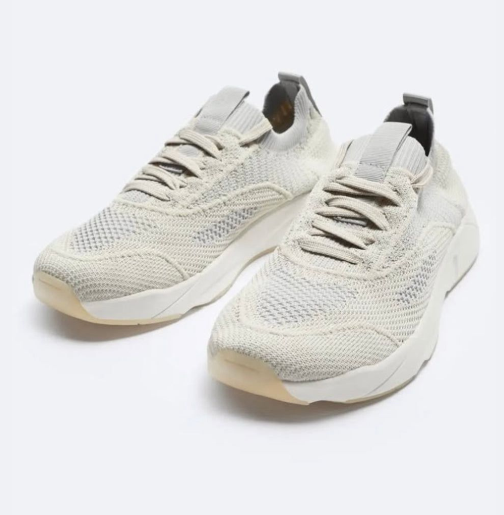 Zara Knit Fabric Sneakers