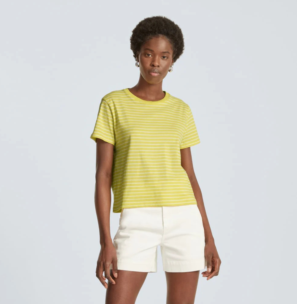 EVERLANE THE BOX-CUT TEE IN ESSENTIAL COTTON