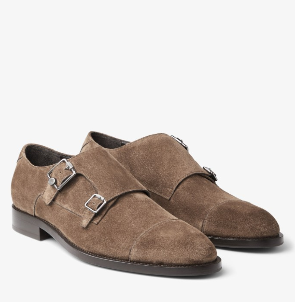 Jimmy Choo Finnion Monkstrap Oak