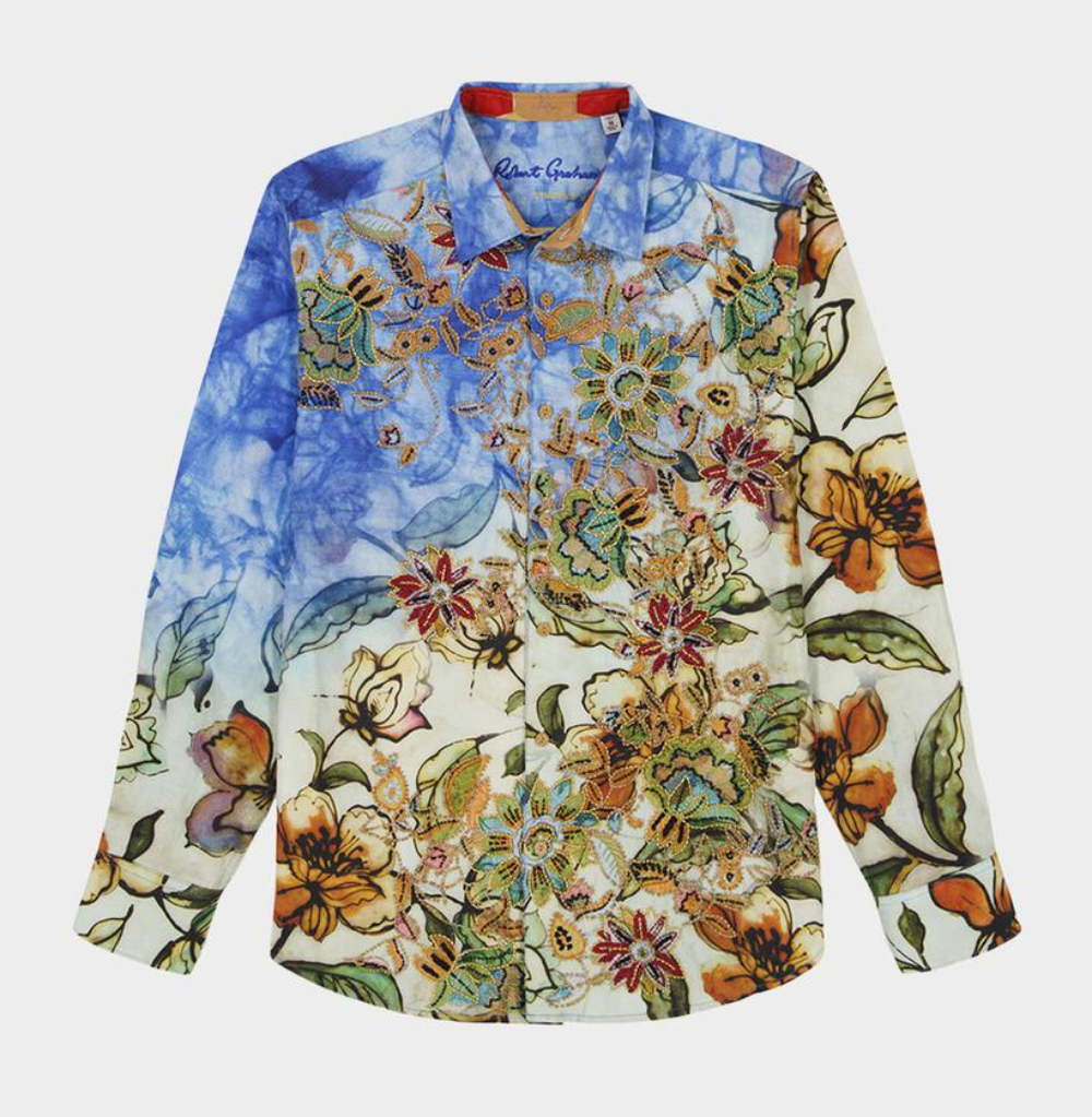 Robert Graham Wanderinblossom Long Sleeve Button Down Shirt