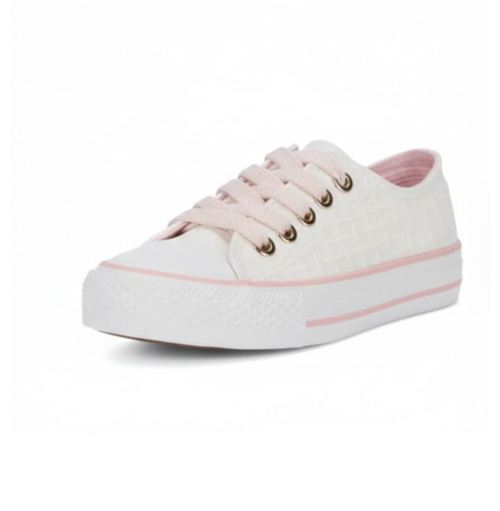 CHIKA10 City Kids 25 Girls' Canvas Trainers - Synthetic