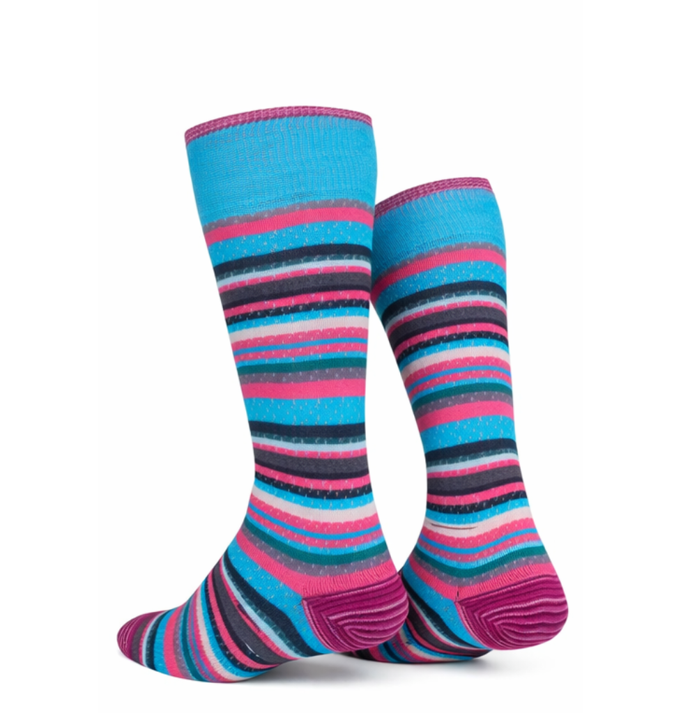 Robert Graham Pomsford Turquoise Socks