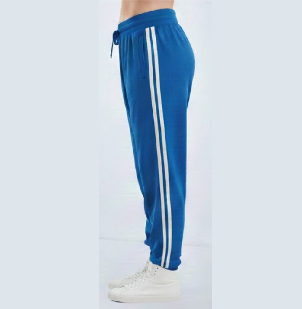 Balera Side Stripe Track Pants Royal