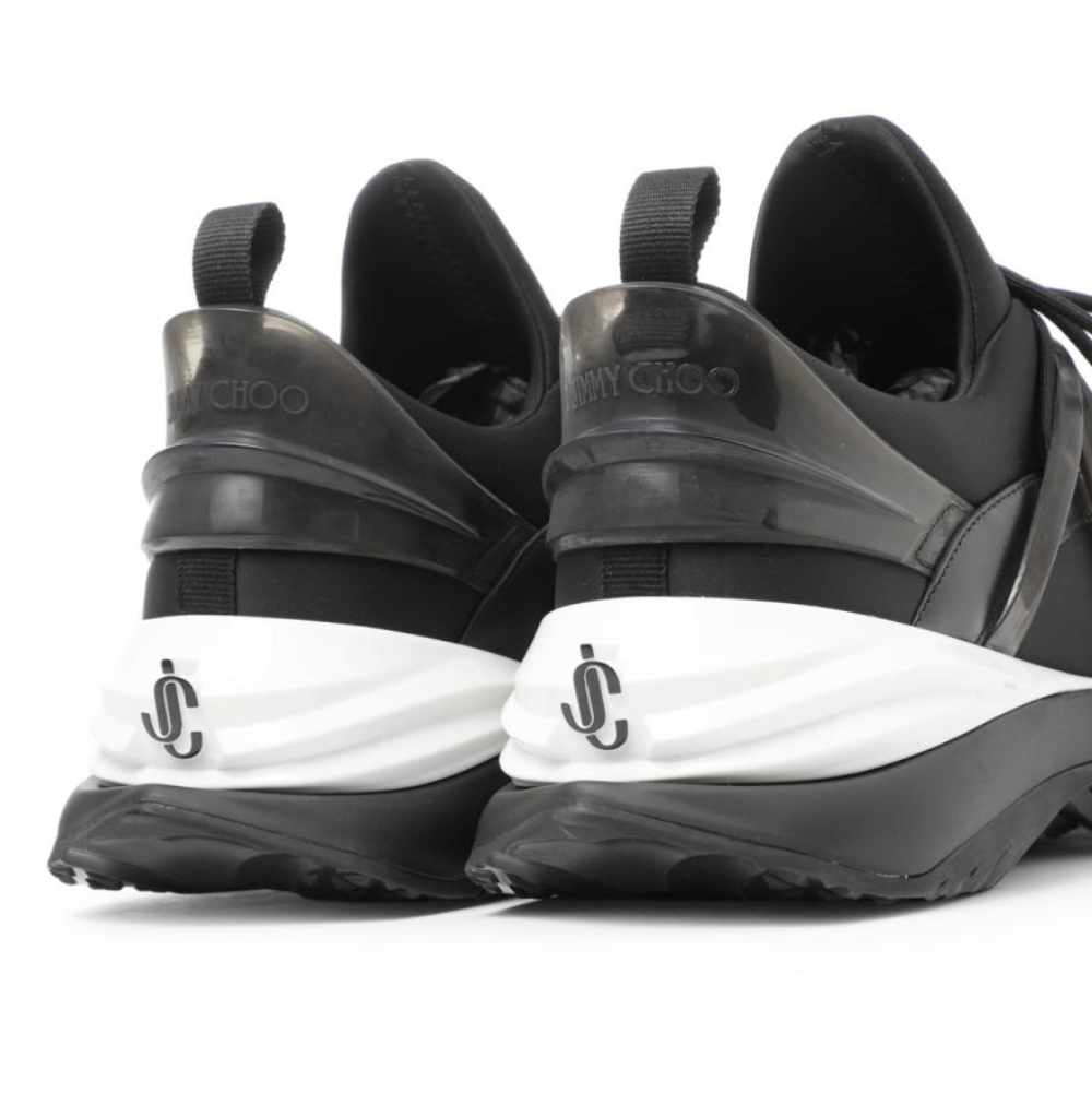 Jimmy Choo Cosmos/M V Black/White/Clear Mix Sneaker