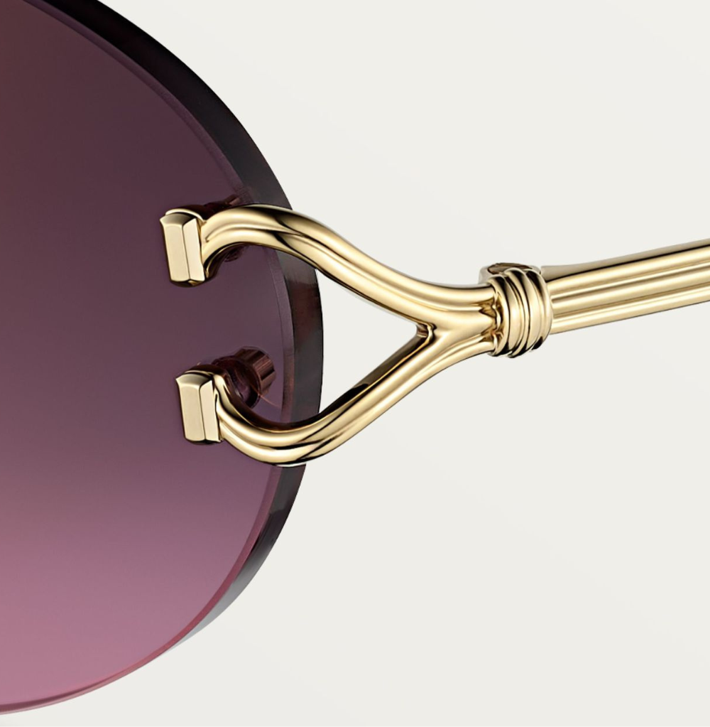 SUNGLASSES, CLASSIC C DE CARTIER MOTIF SUNGLASSES