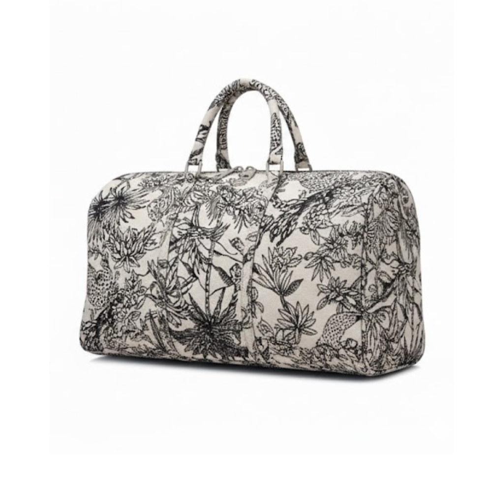 Francesca's Botanical Tiger Travelling Bag