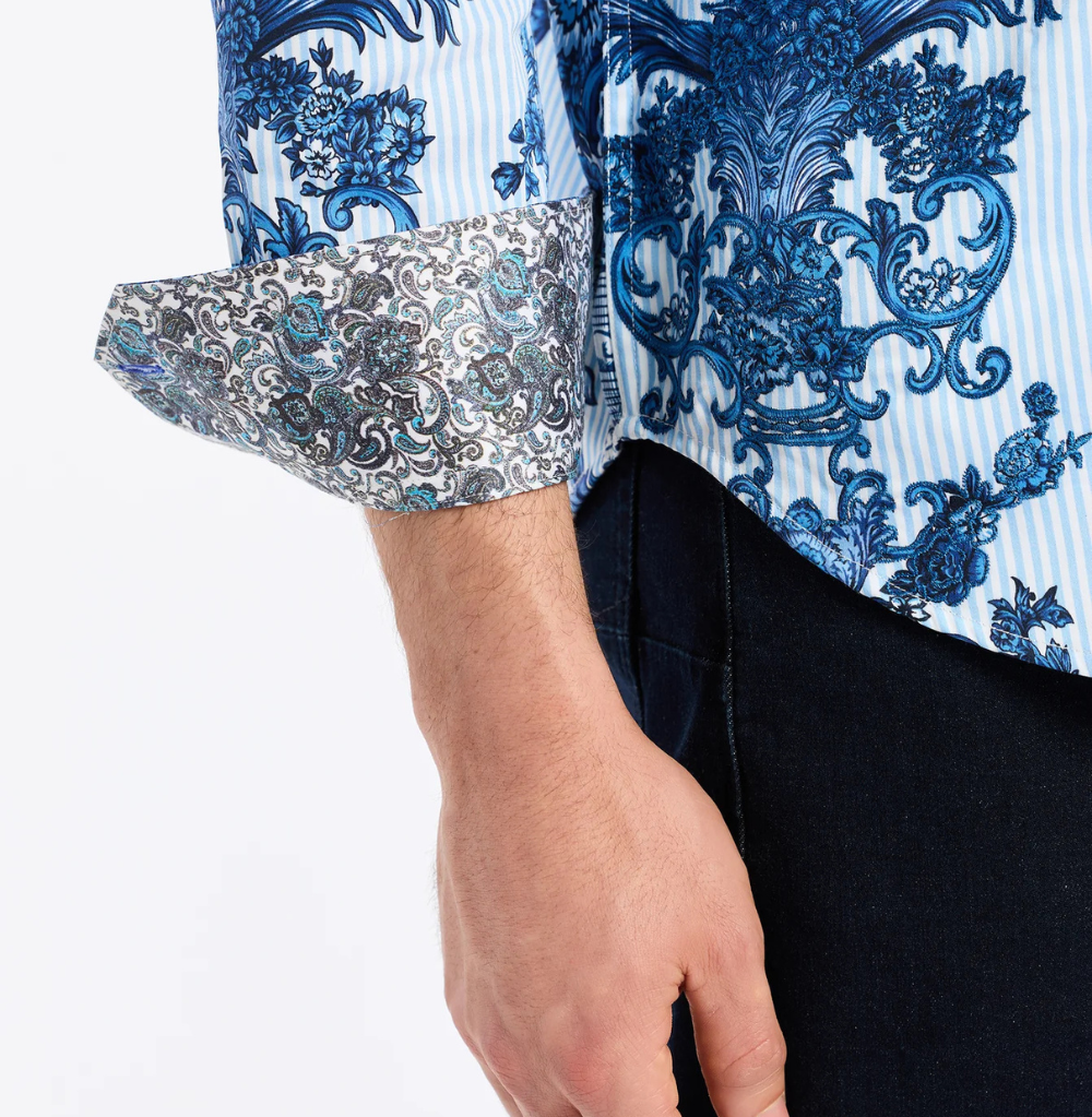 Robert Graham Bayswater Long Sleeve Button Down Shirt Classic Fit