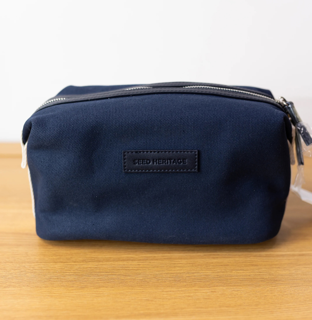 Seed Heritage Midnight Blue Clutch Bag
