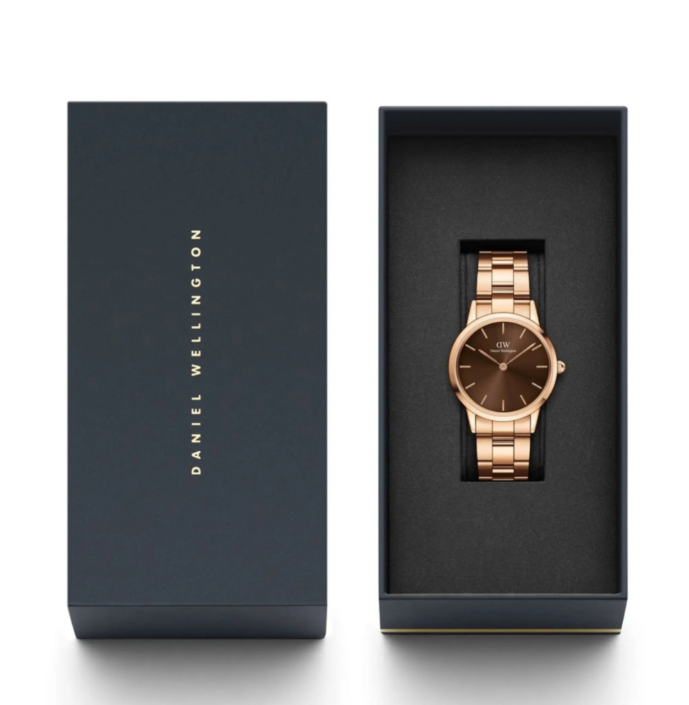 Daniel Wellington Iconic Link Amber Watch