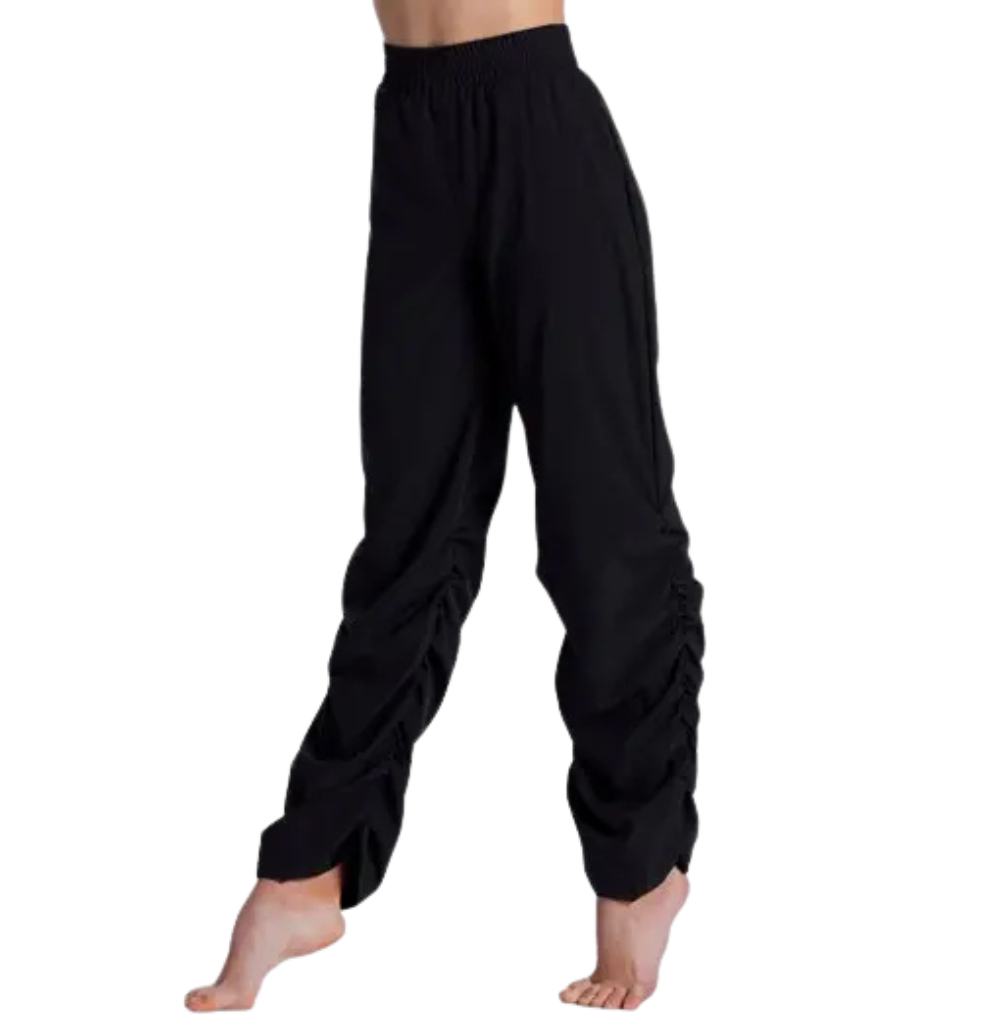 Balera Woven Tech Ruched Pants Black