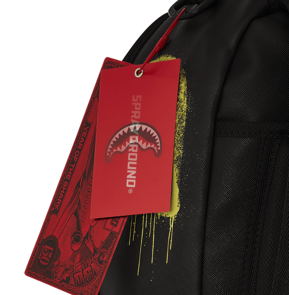 Shark Central Stencils Black DLXSV Backpack