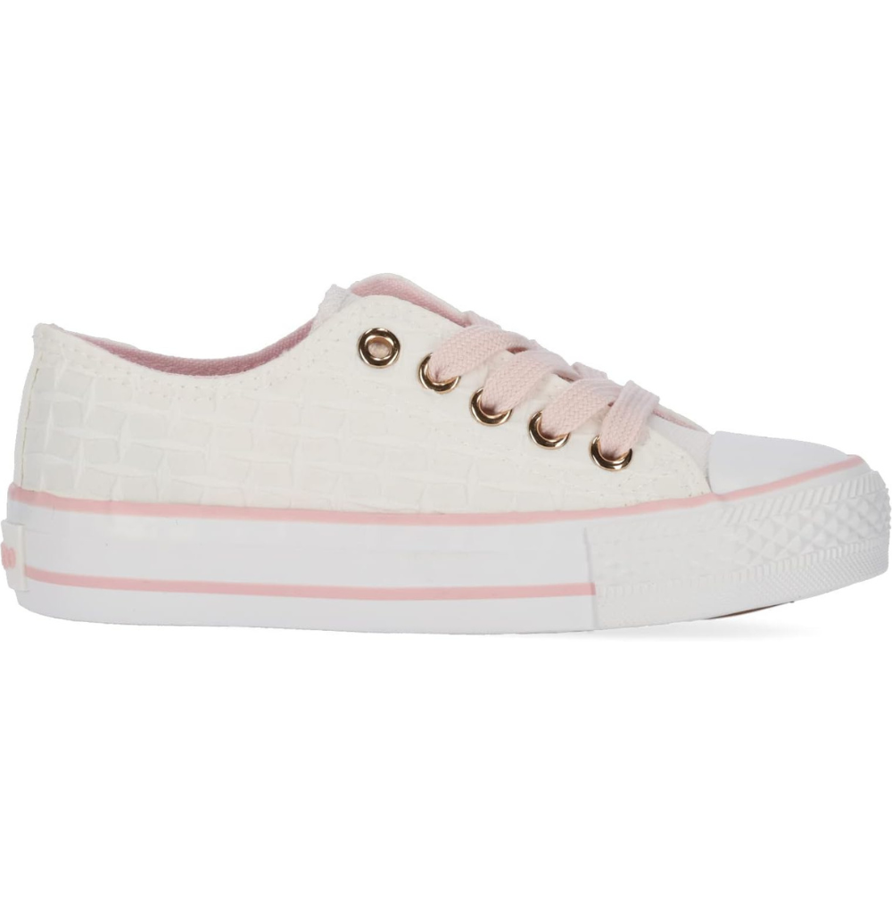 CHIKA10 City Kids 25 Girls' Canvas Trainers - Synthetic