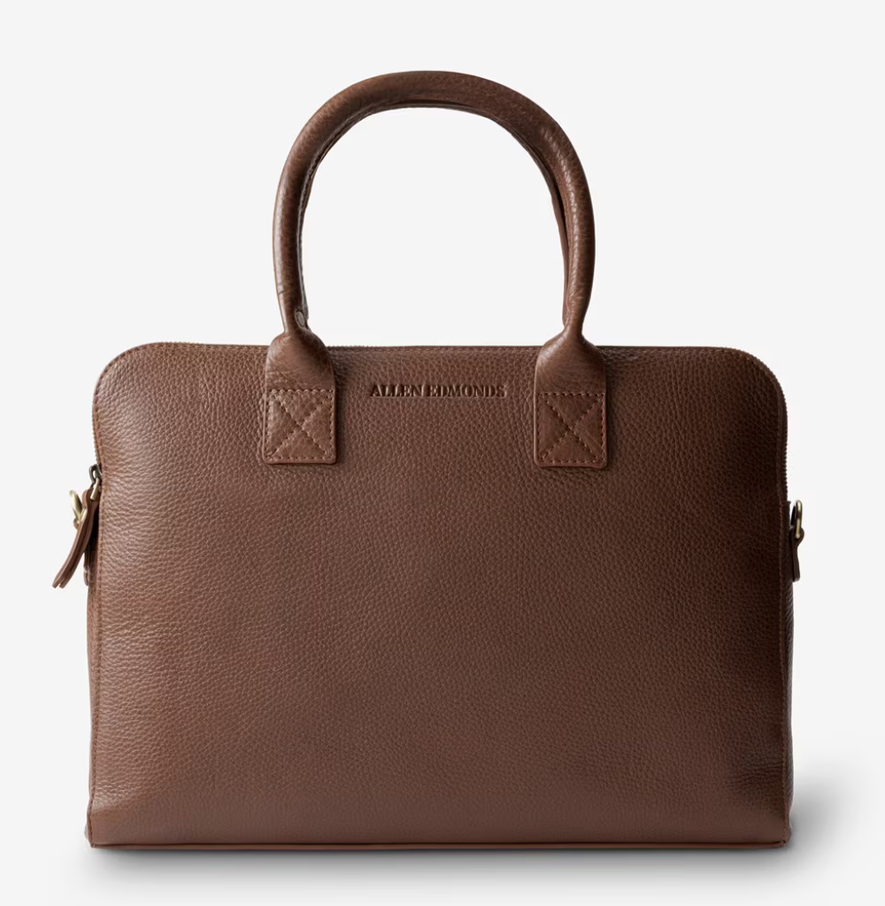 Allen Edmonds Slim Leather Briefcase