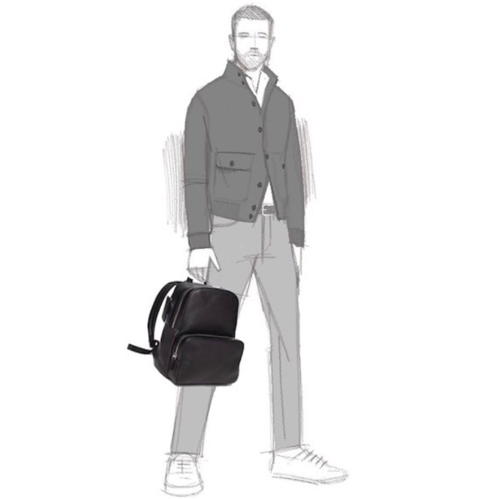 J.Hilburn Backpack Black