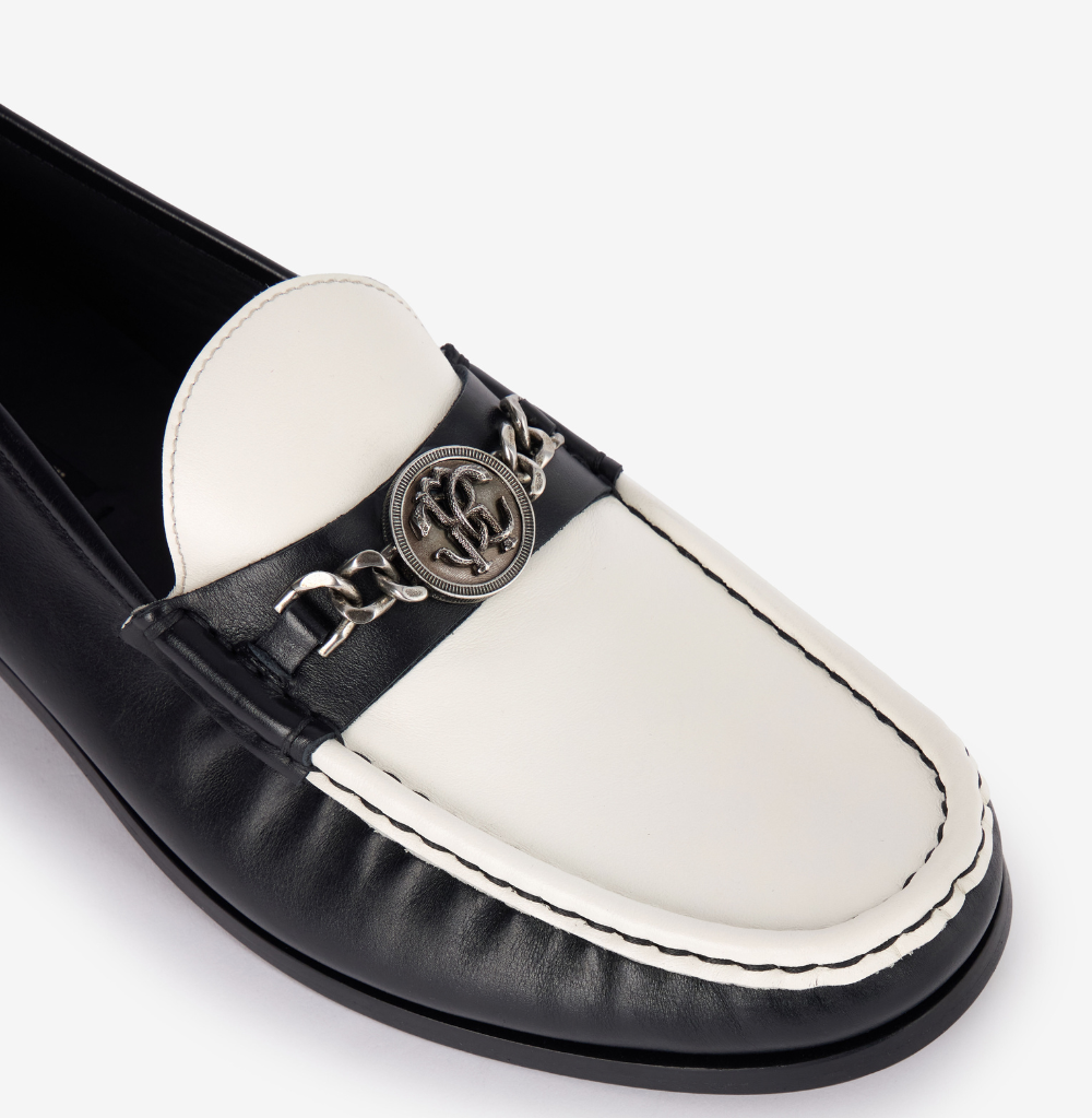 Roberto Cavalli URS014 PZ590 D0027 Calf Tresor Nero