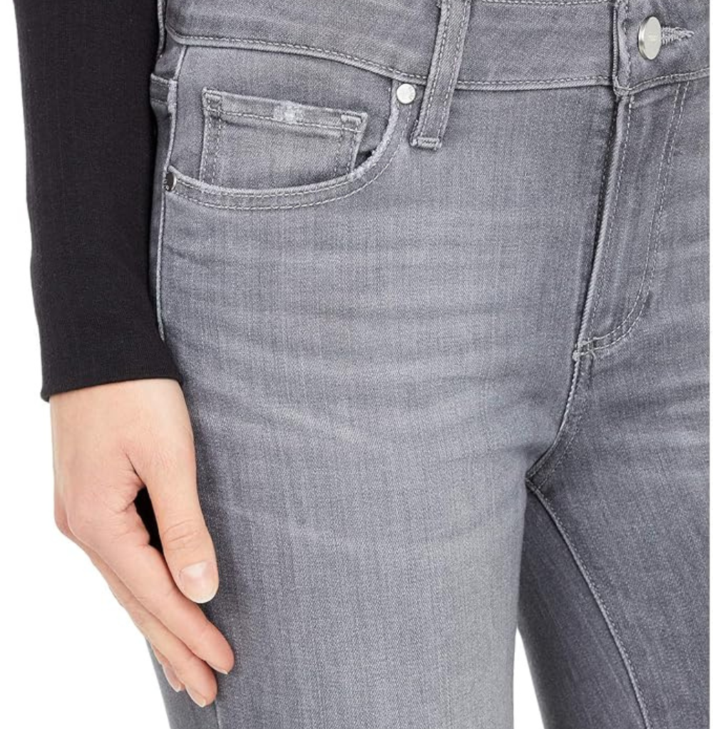 Paige High Rise Leggy Ultra Dust Grey