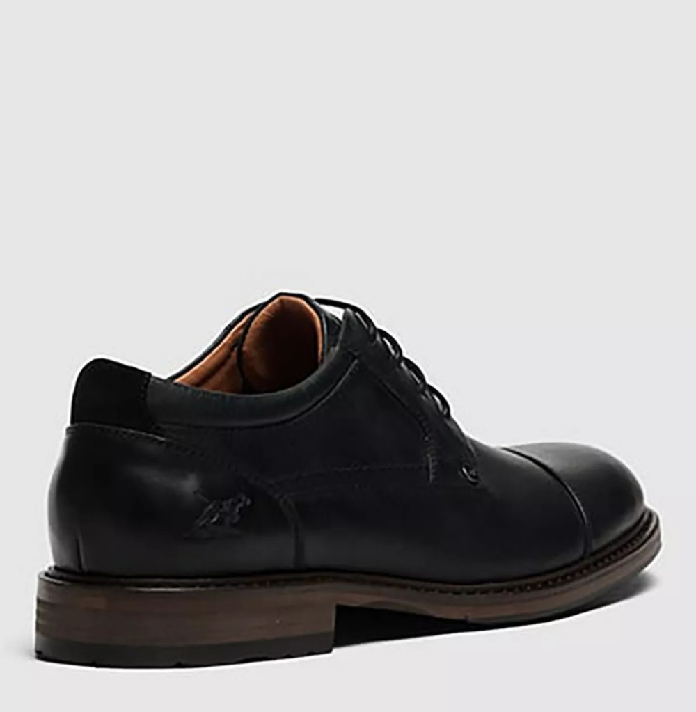 Rodd & Gunn Darfield Leather Derby Shoes, Onyx Wash