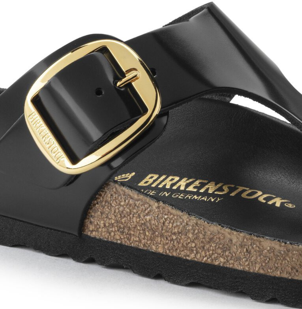Birkenstock Gizeh Big Buckle High Shine Black