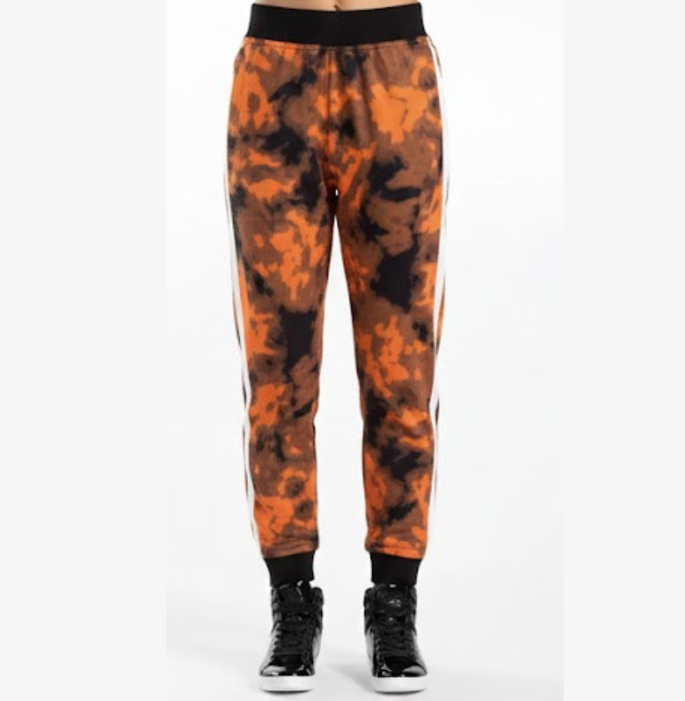 Balera Graphic Print Track Pants , Copper