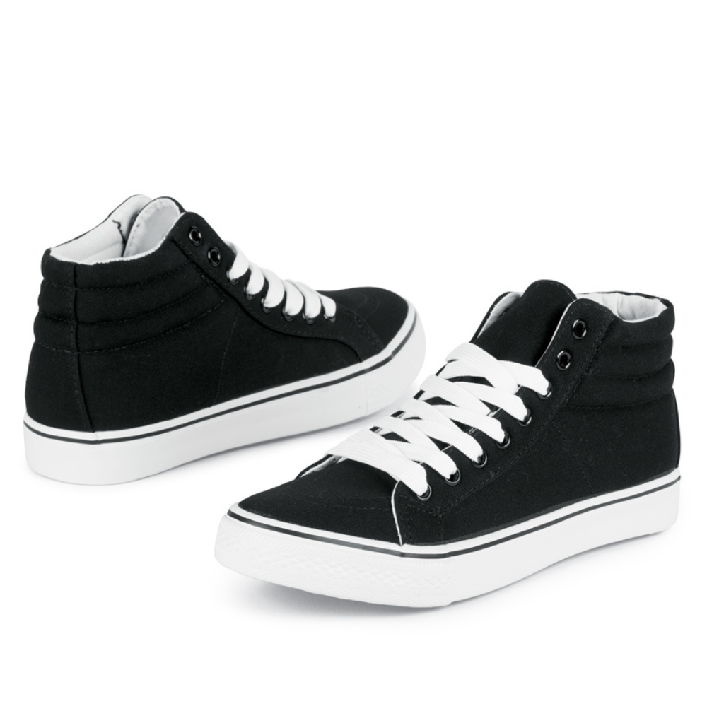 Balera Unisex High-Top Canvas Sneakers