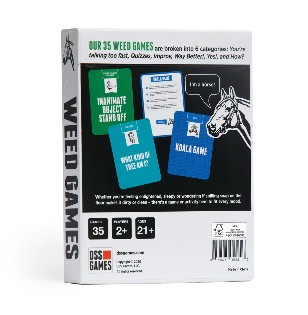 Weed Games For People Who Never Get Stoned [Except When They Do] Party Game
