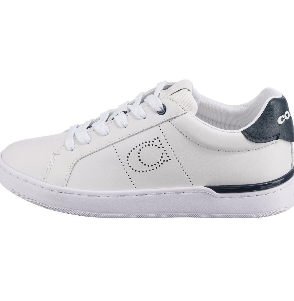 Coach Lowline Leather White Low-Top Sneaker