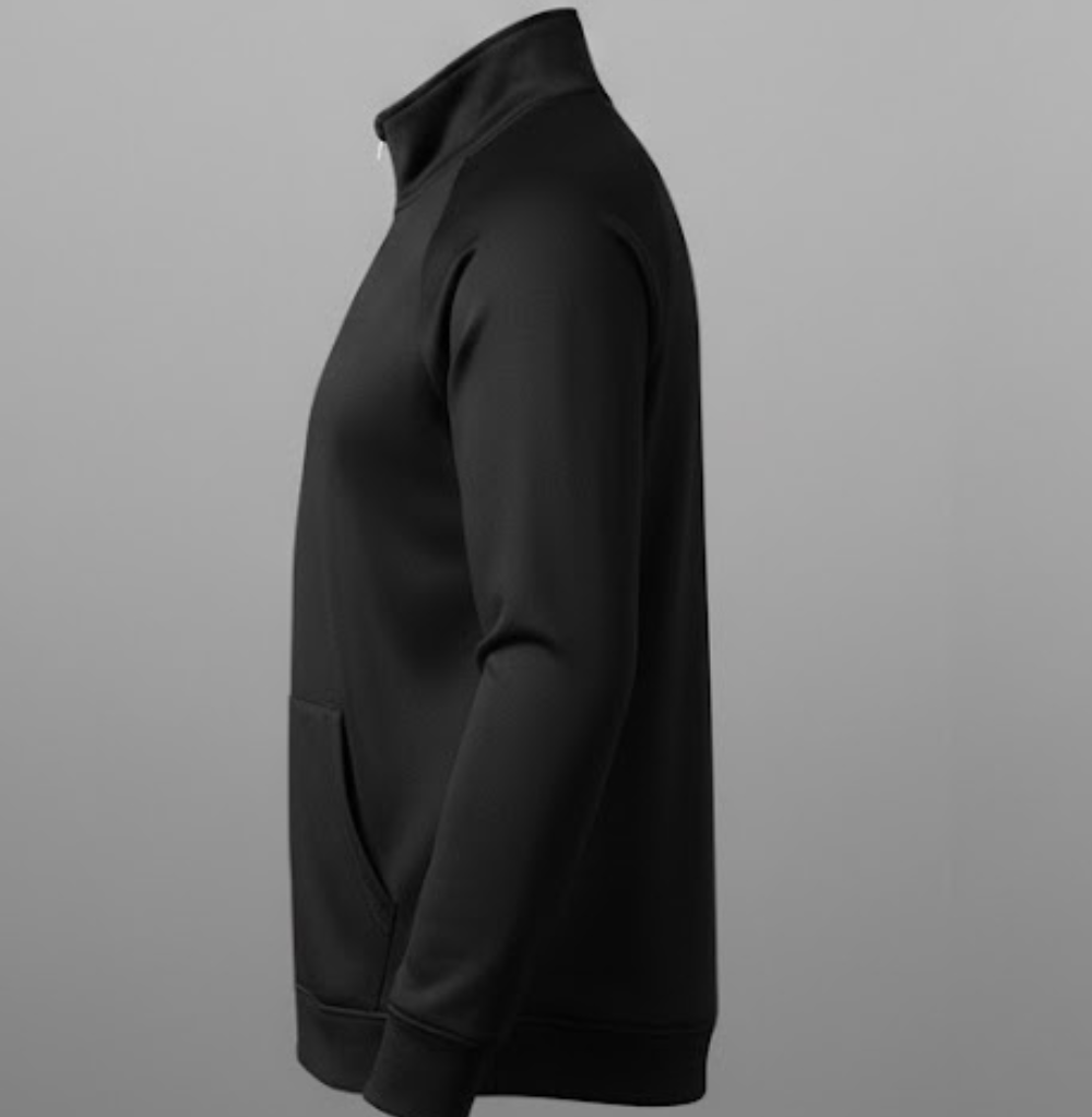 Balera Zip-Front Track Jacket - Black