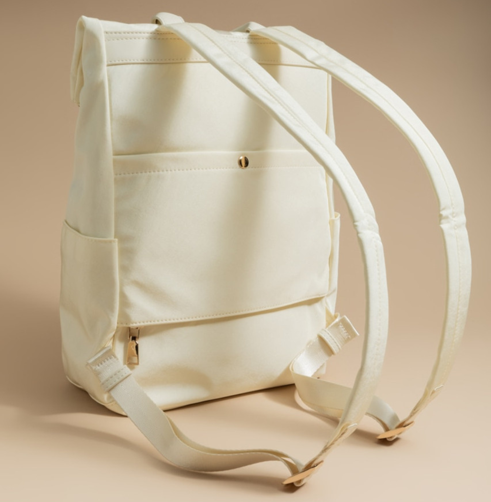 Francesca's Wendi Nylon Buckle Flap Backpack