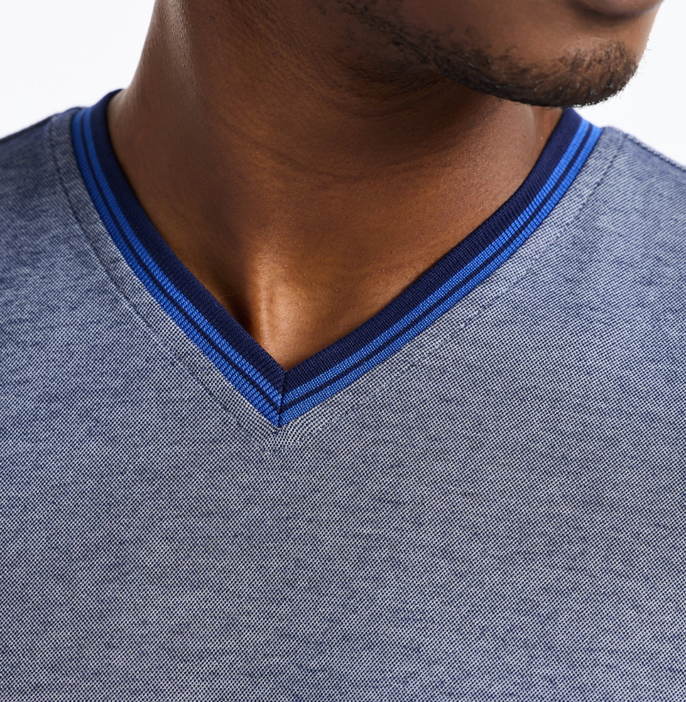 Robert Graham Holton Short Sleeve T-Shirt Navy