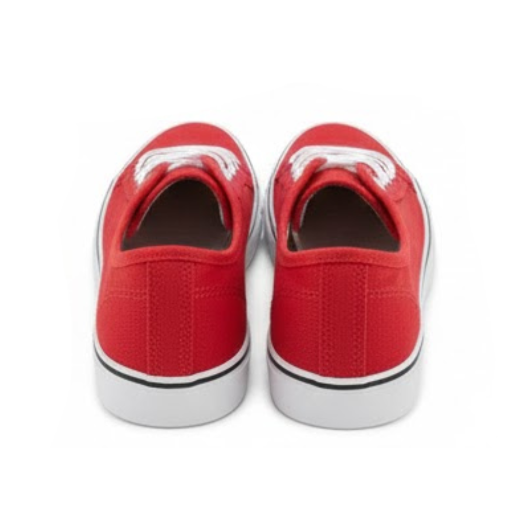 Balera Unisex Low-Top Canvas Sneakers Red