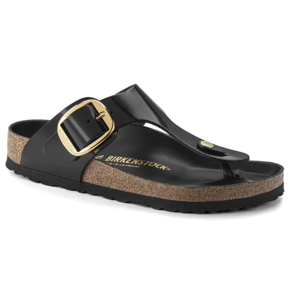 Birkenstock Gizeh Big Buckle High Shine Black