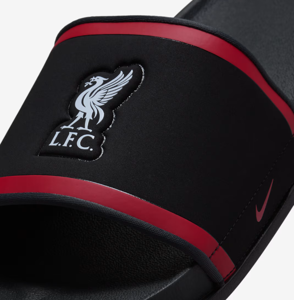 Nike Offcourt Slide Liverpool FC, Black/Gym Red/Gym Smoke Grey