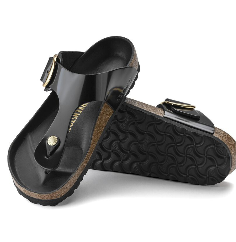 Birkenstock Gizeh Big Buckle High Shine Black