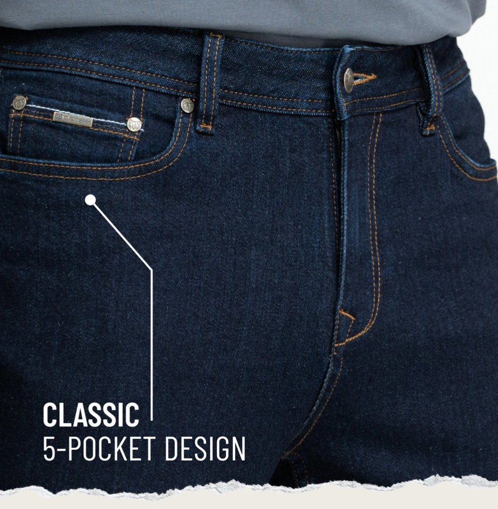 BÆRSkin Straight Leg Jeans Indigo