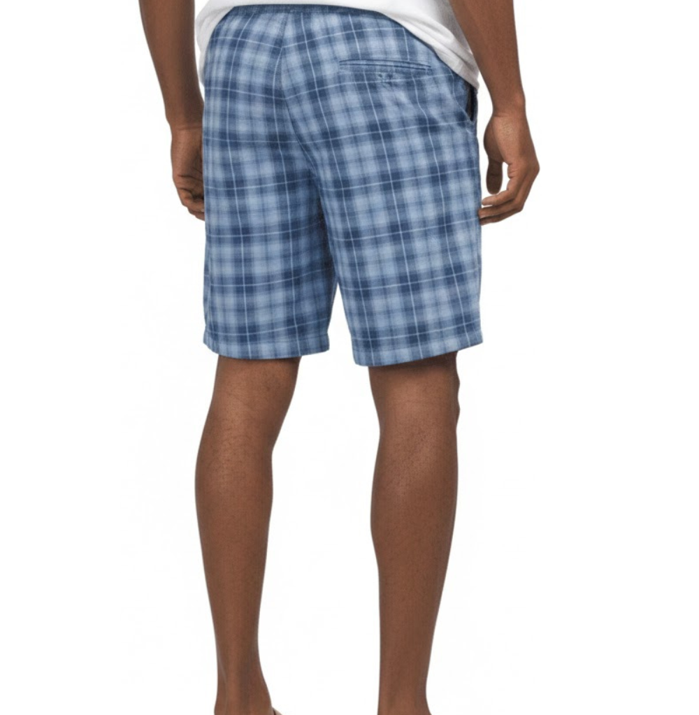 Bonobos Lightweight Blue Plaid Easy Shorts