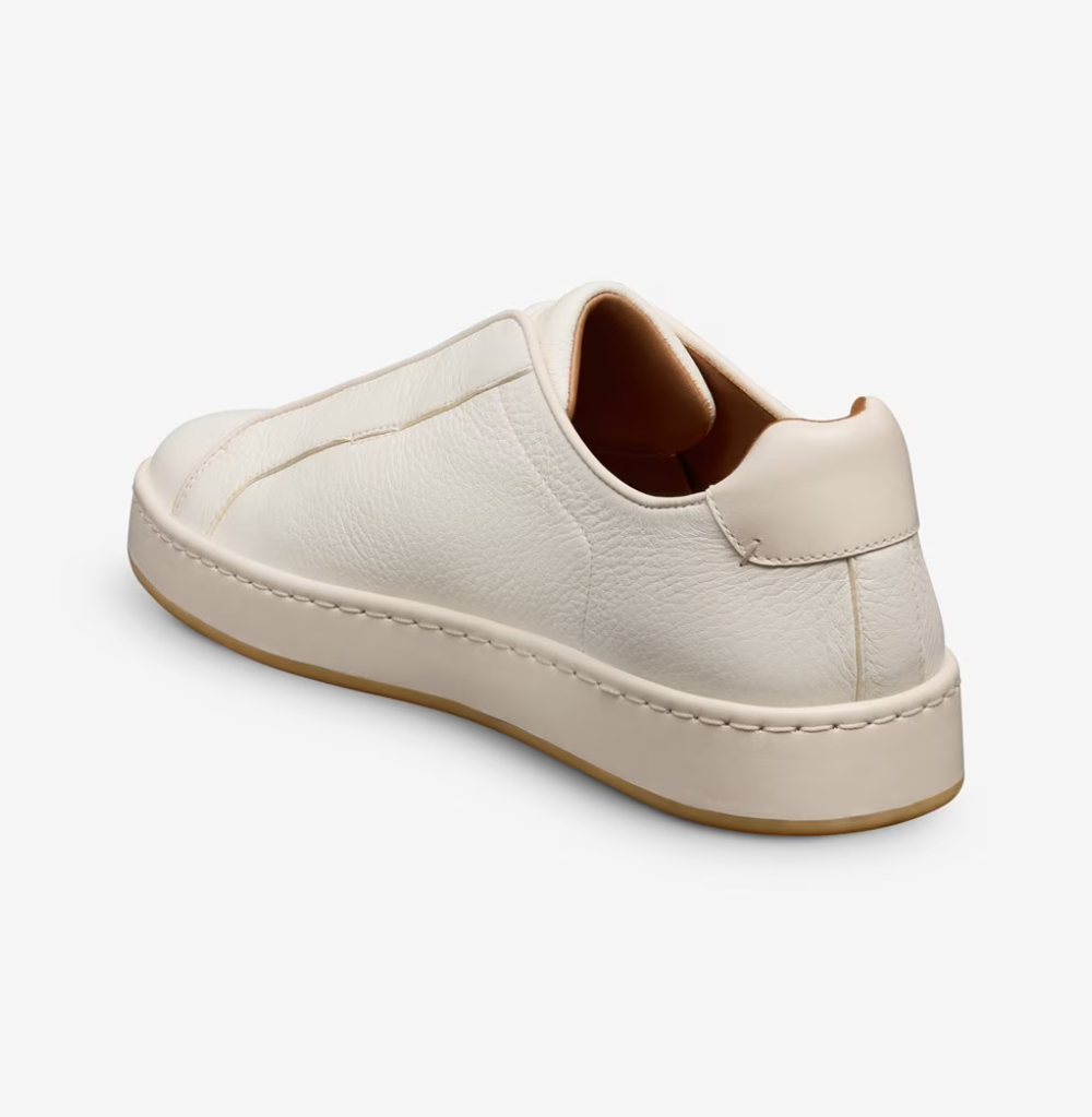 Allen Edmonds Banks Court Slip-on Stretch-lace White Sneaker