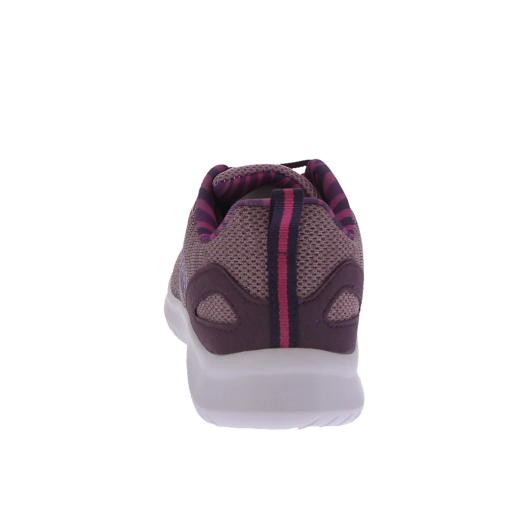 GEERS WOMAN'S SHOES DUSTY PURPLE MESH/FABRIC TENNIS SNEAKERS