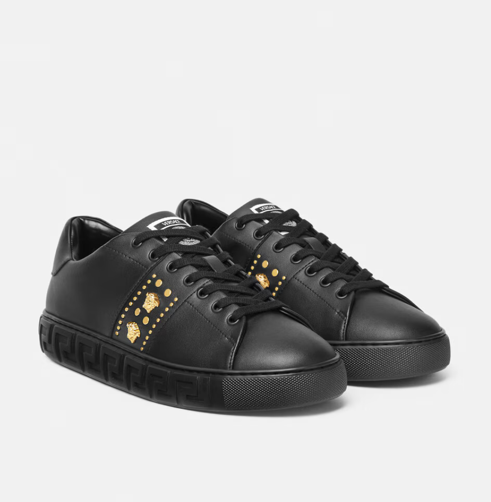 Versace Studded Greca Trainers