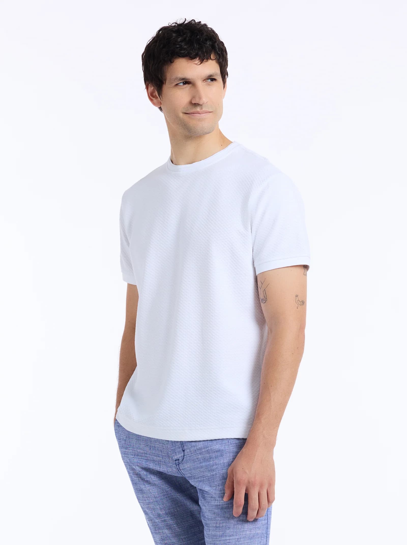 Robert Graham Dawley Short Sleeve T-Shirt White