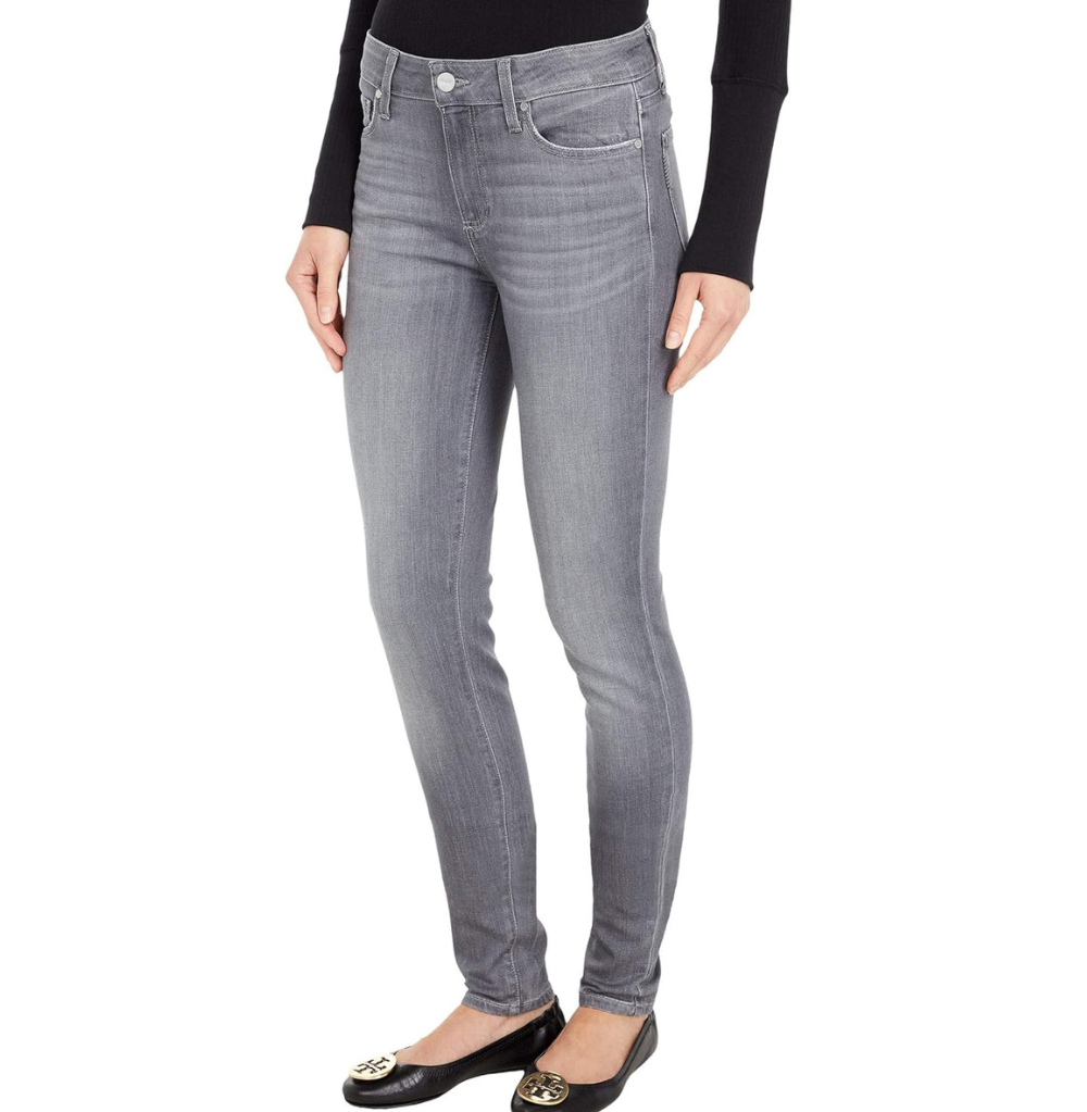 Paige High Rise Leggy Ultra Dust Grey