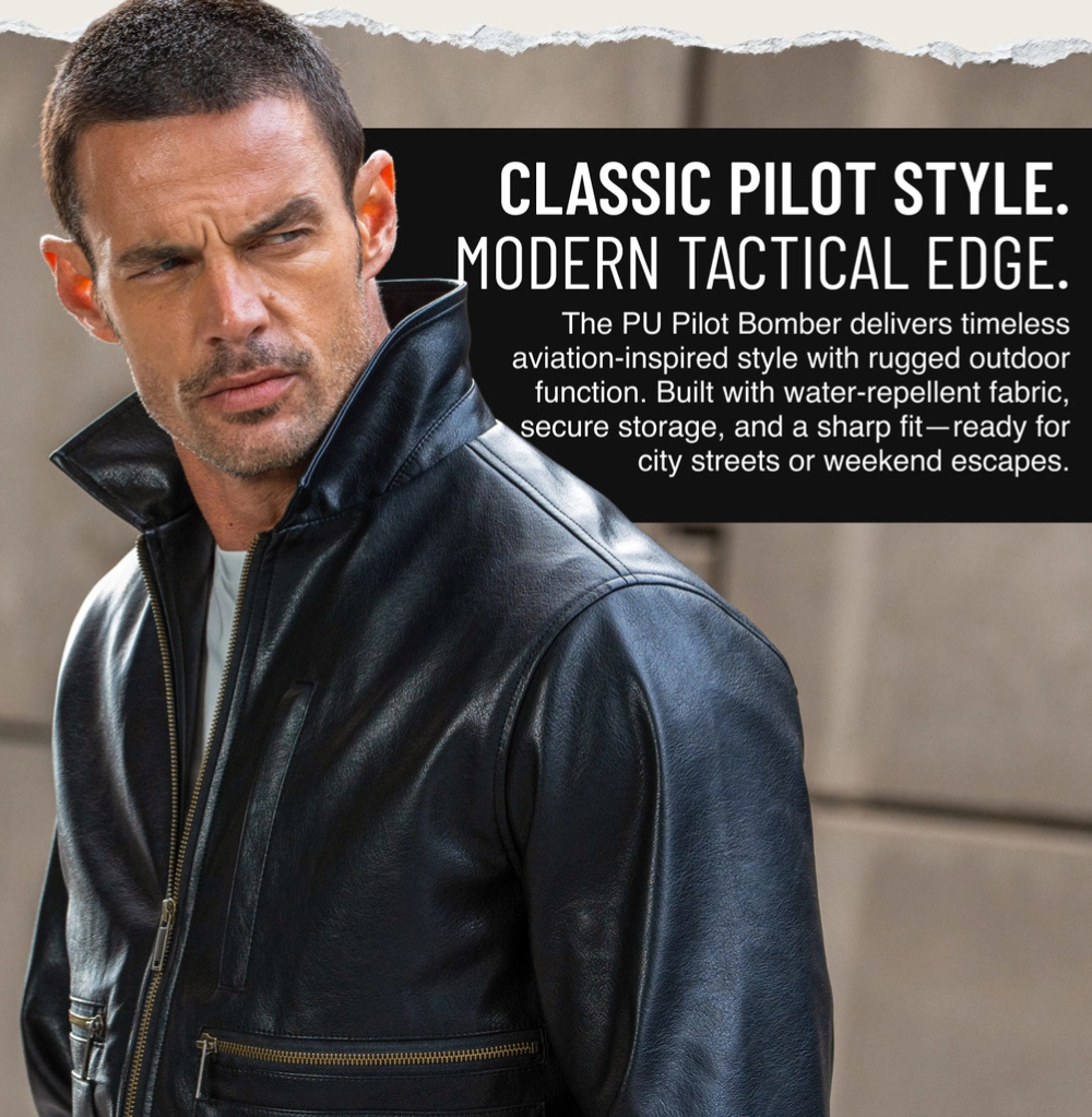 BÆRSkin Flight Pilot Bomber Jacket