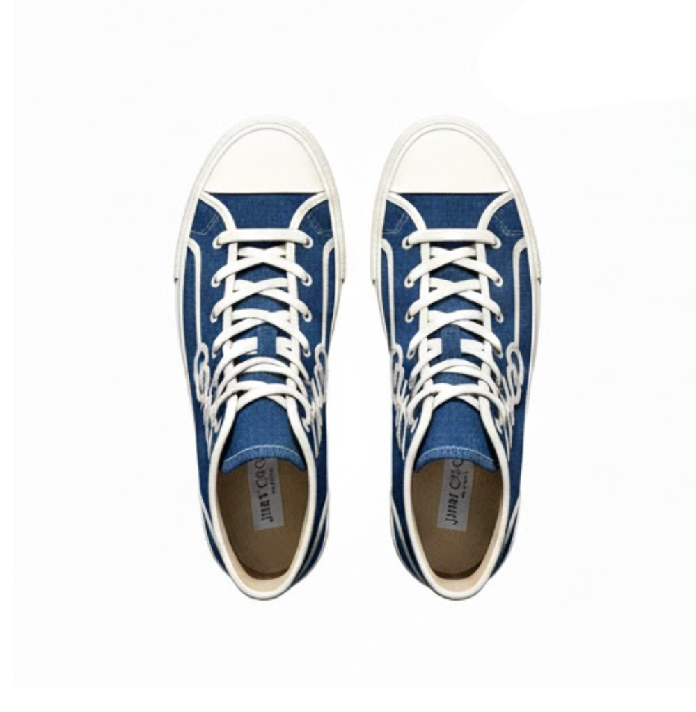 Jimmy Choo Fenix High/M Denim/Milk