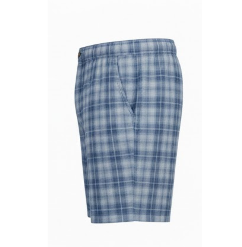 Bonobos Lightweight Blue Plaid Easy Shorts
