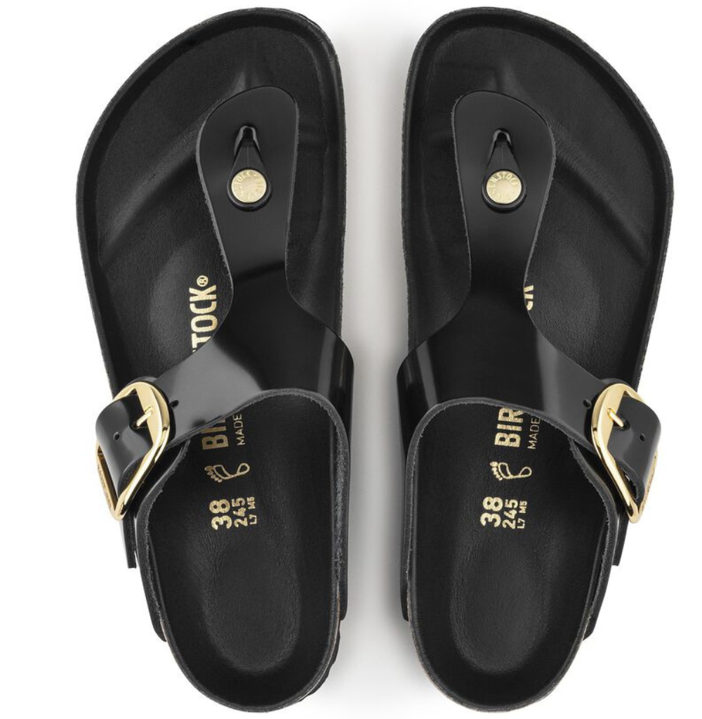 Birkenstock Gizeh Big Buckle High Shine Black