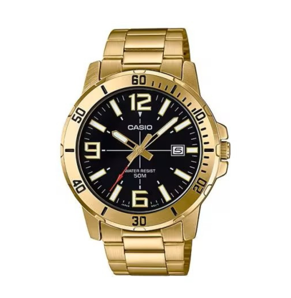 CASIO MTP-VD01G-1BV Gold Watch