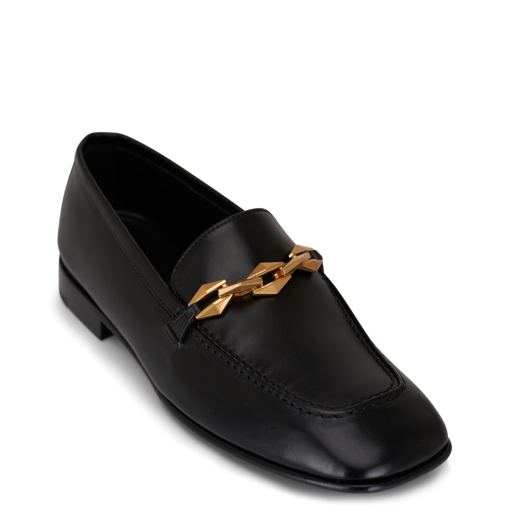 Jimmy Choo Diamond Tilda Chain Loafers