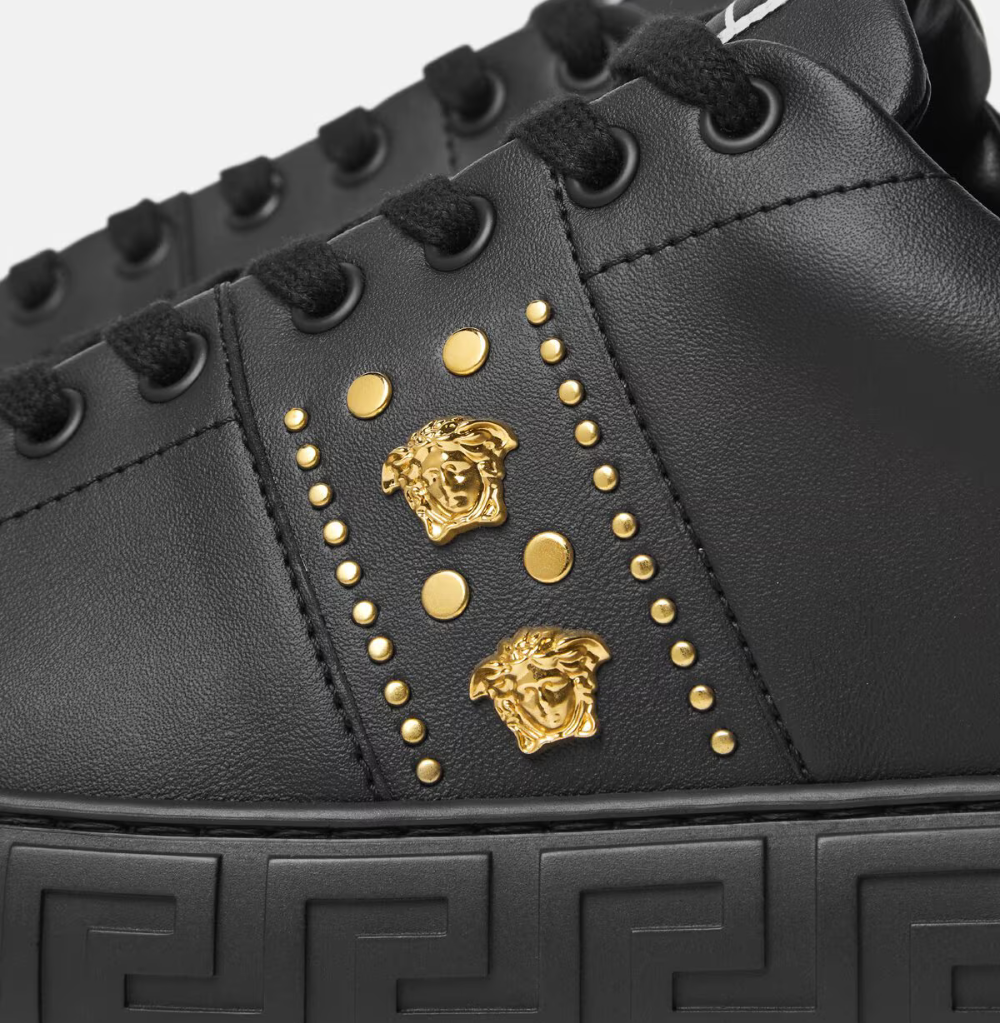 Versace Studded Greca Trainers