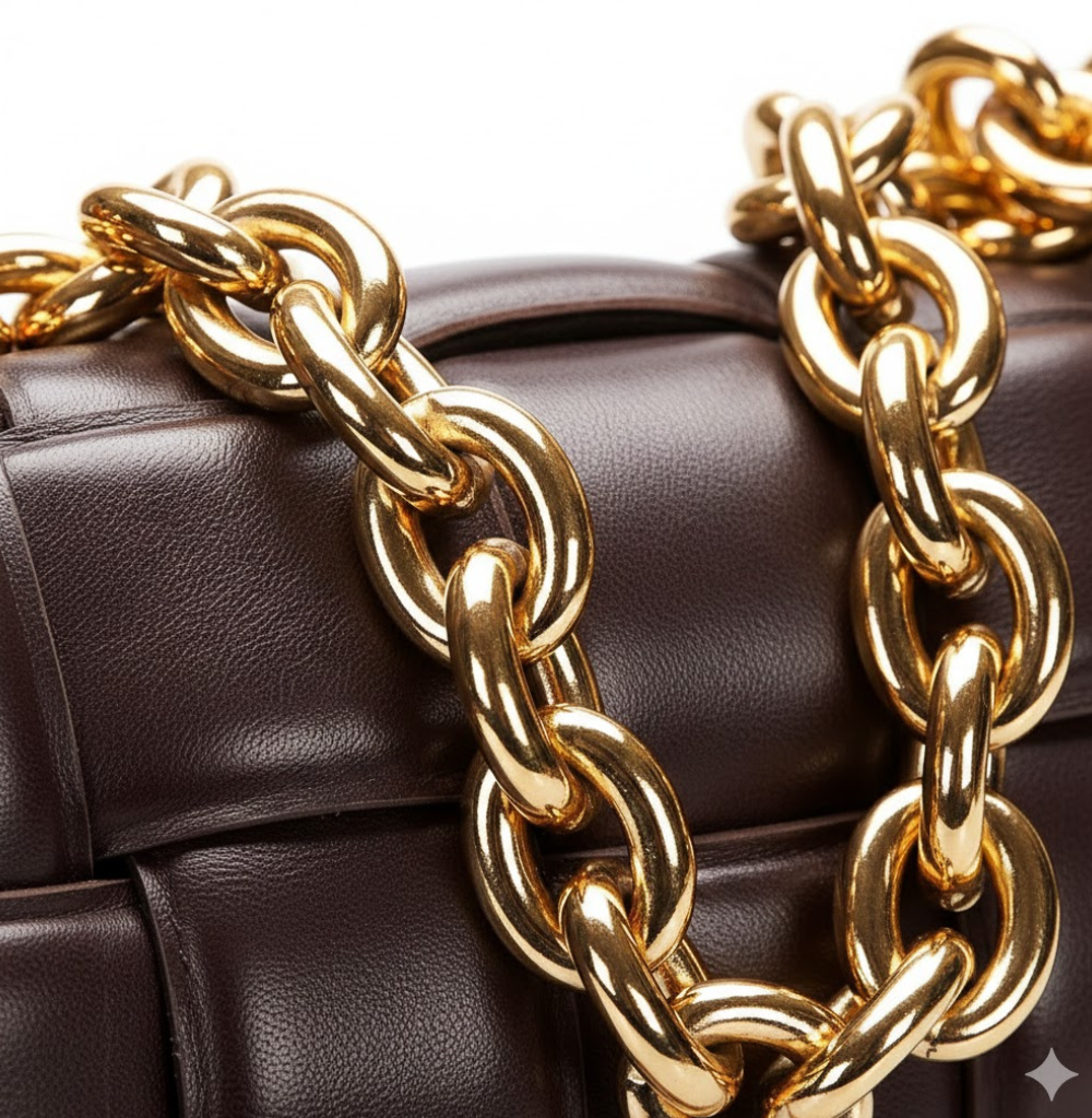Bottega Veneta Brown Padded Cassette Bag, Dark Brown